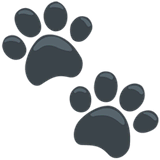 paw-prints Emoji messenger