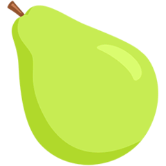 Pear Emoji in Messenger