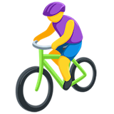 person-biking Emoji messenger