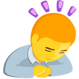 person-bowing Emoji messenger