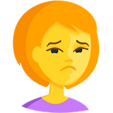 person-frowning Emoji messenger