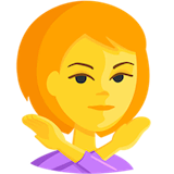 person-gesturing-no Emoji messenger