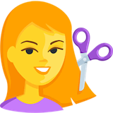 person-getting-haircut Emoji messenger