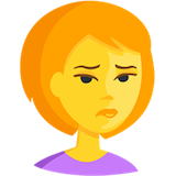 person-pouting Emoji messenger