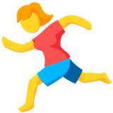 person-running Emoji messenger