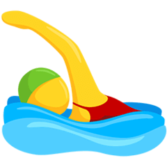 Person Swimming Emoji in Messenger