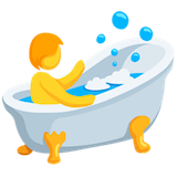 person-taking-bath Emoji messenger