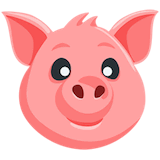 pig-face Emoji messenger