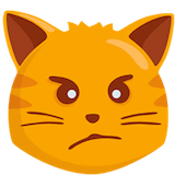 pouting-cat Emoji messenger