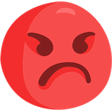 pouting-face Emoji messenger