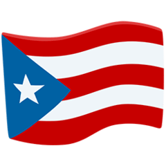 Flagge von Puerto Rico Emoji Messenger