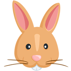 🐰 Rabbit Face Emoji in Messenger