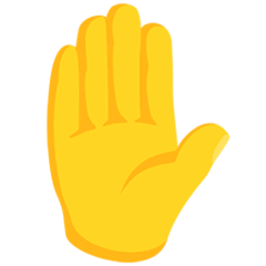 ✋ Raised Hand Emoji in Messenger
