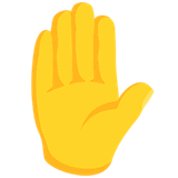 raised-hand Emoji messenger