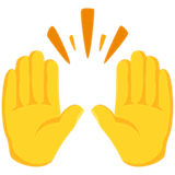 raising-hands Emoji messenger