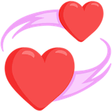 revolving-hearts Emoji messenger