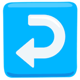 right-arrow-curving-left Emoji messenger