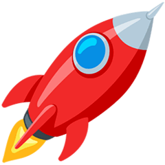 Rocket Emoji in Messenger
