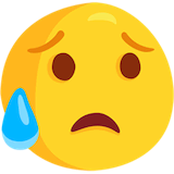 sad-but-relieved-face Emoji messenger