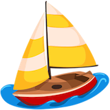 sailboat Emoji messenger