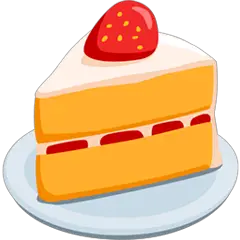 Fetta di torta Emoji Messenger