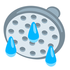 Shower Emoji in Messenger