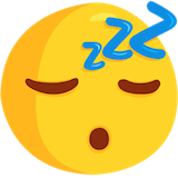 sleeping-face Emoji messenger