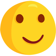 🙂 Слегка улыбающееся лицо Эмодзи в Messenger