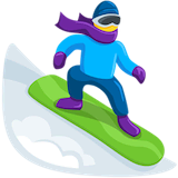 snowboarder Emoji messenger