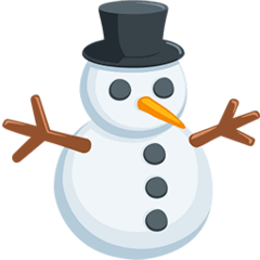 ⛄ Snowman Without Snow Emoji in Messenger