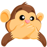 speak-no-evil-monkey Emoji messenger