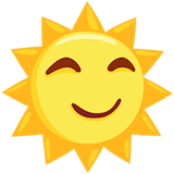 sun-with-face Emoji messenger
