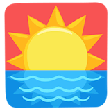 sunrise Emoji messenger