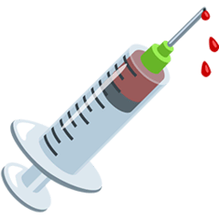 Syringe Emoji in Messenger