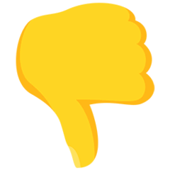 Thumbs Down Emoji in Messenger