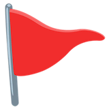 triangular-flag Emoji messenger