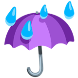 umbrella-with-rain-drops Emoji messenger