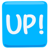 up-button Emoji messenger