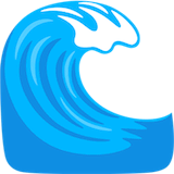 water-wave Emoji messenger