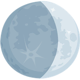 waxing-crescent-moon Emoji messenger