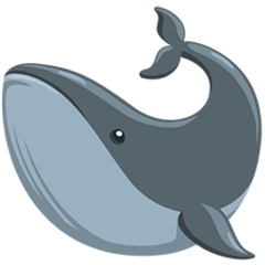 Whale Emoji in Messenger