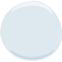 ⚪ White Circle Emoji in Messenger