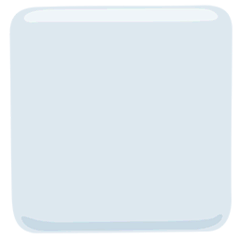 ⬜ Weißes großes Quadrat Emoji auf Messenger