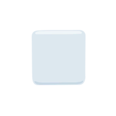 Средний малый белый квадрат Эмодзи в Messenger