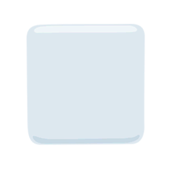 Quadrato medio bianco Emoji Messenger