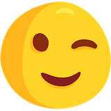 winking-face Emoji messenger