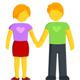 woman-and-man-holding-hands Emoji messenger