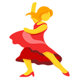 woman-dancing Emoji messenger