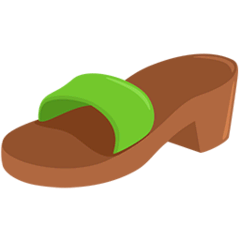 Sandale mit Absatz Emoji Messenger