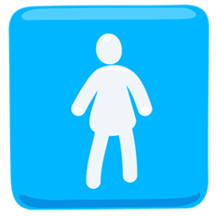 Women’s Room Emoji in Messenger